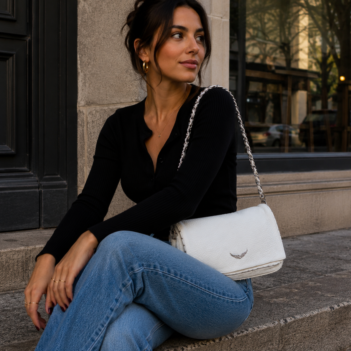 Mala zadig branco - Bold Shoes